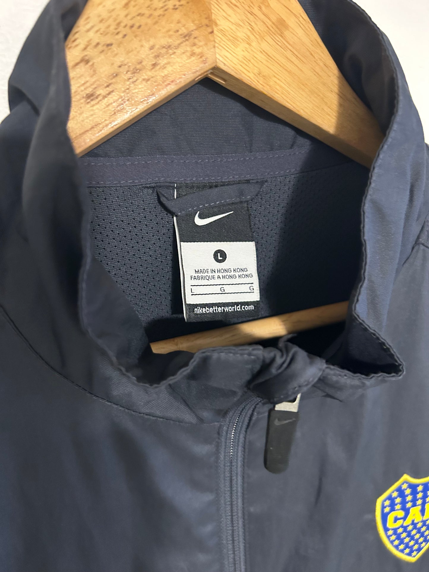 2011 Boca Juniors Windbreaker- Nike Official Product (USED. Excellent Condition. Verified by The Aguante)