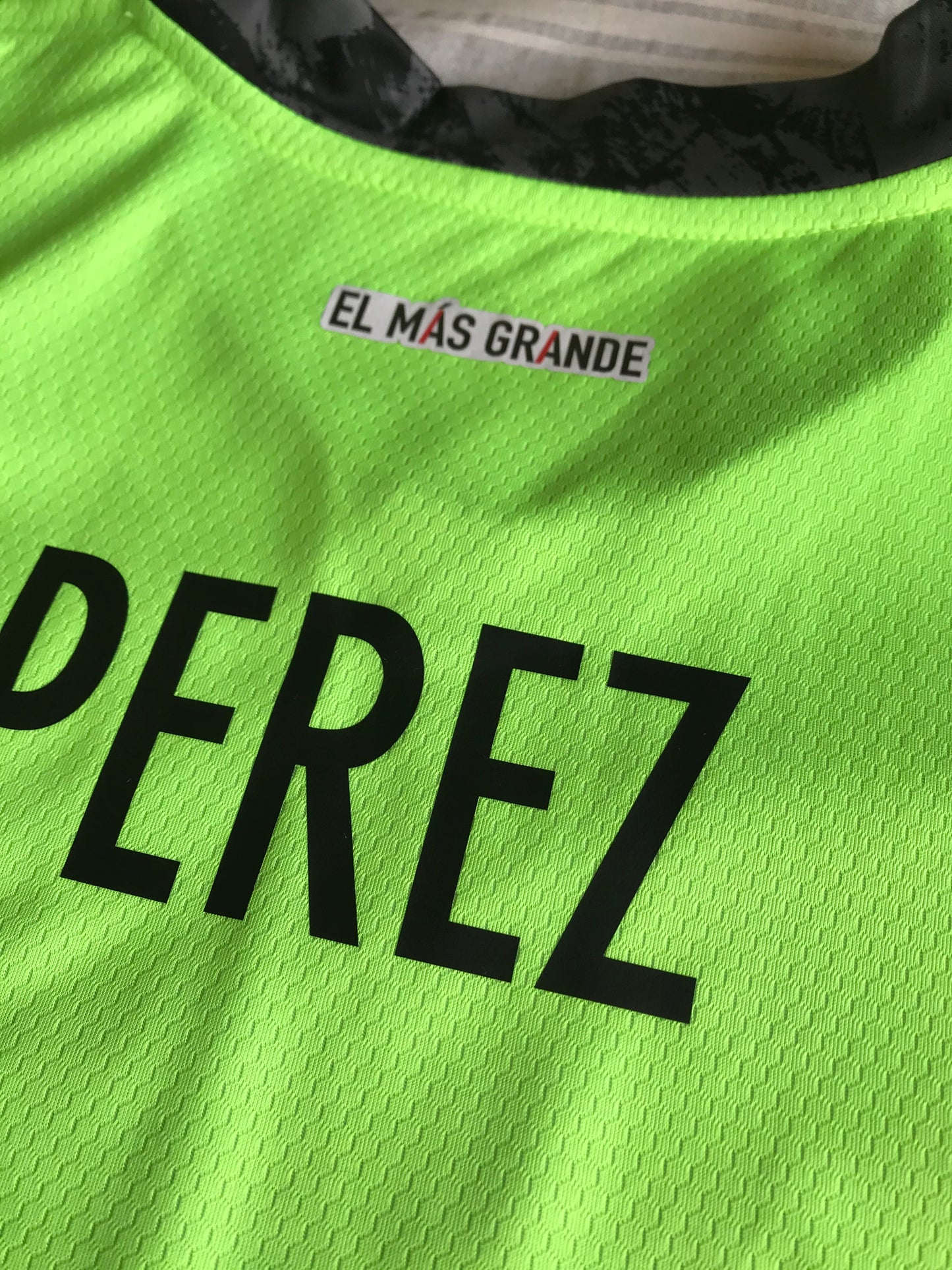 River Plate Enzo Pérez GK Shirt (vs. Independiente Santa Fe) Libertadores Patches Included!