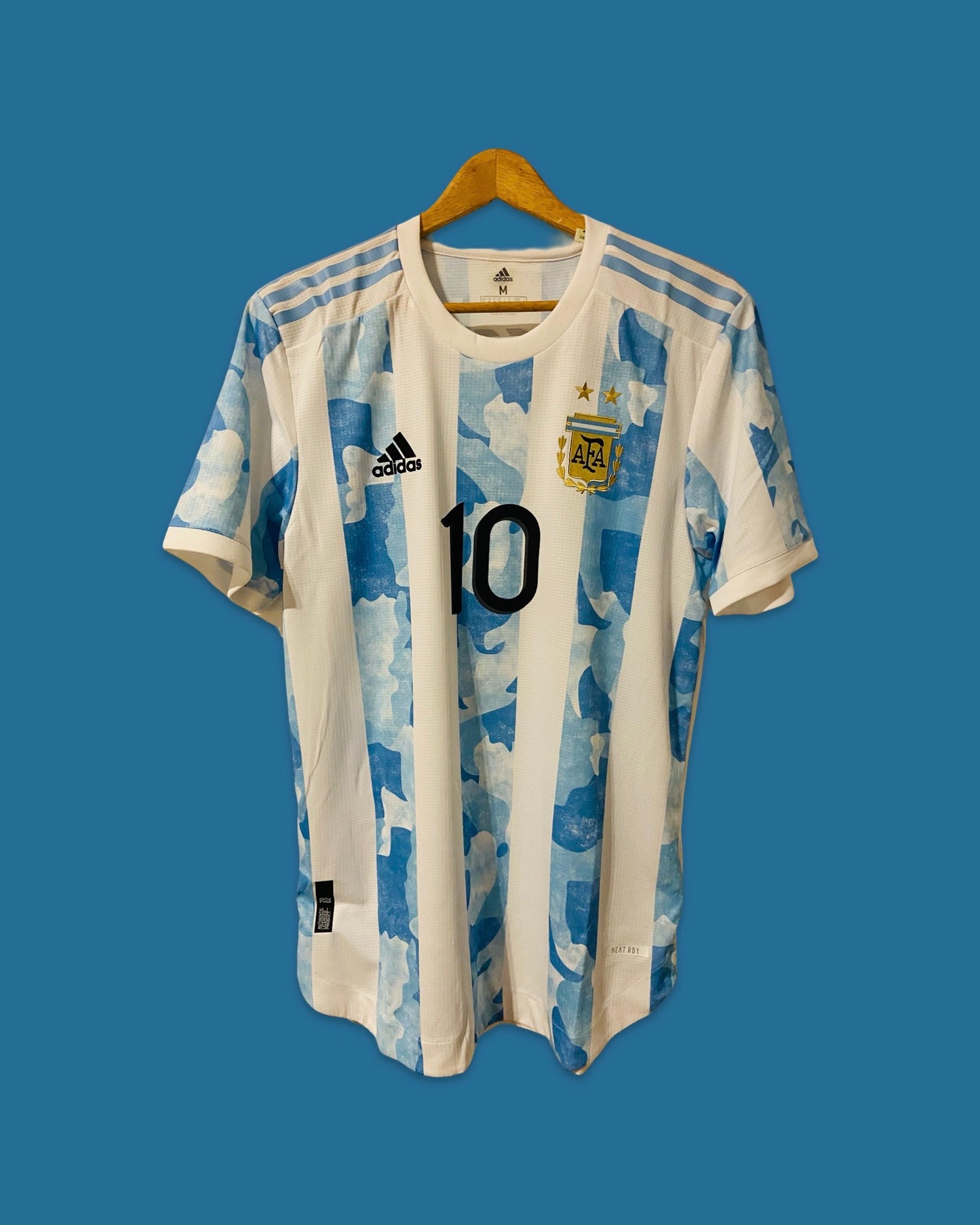 2020 Messi Argentina Home Jersey AUTHENTIC player issue Heat.Rdy (FS6568) Made in Argentina