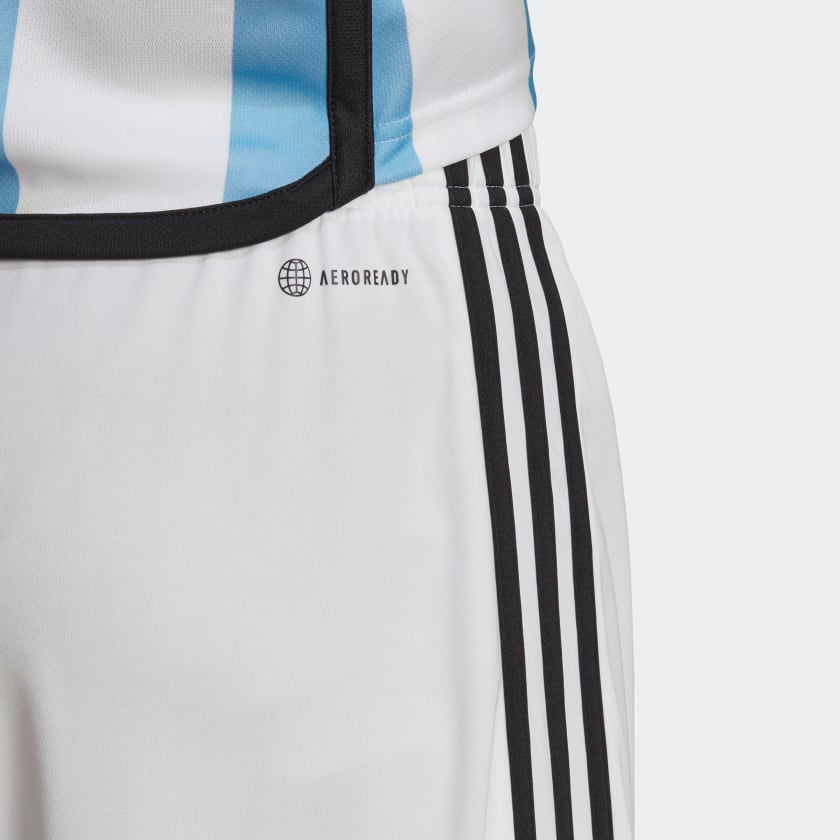 2022 Argentina Home Shorts 2 STARS Aeroready - Adidas Official Products (HK8071)