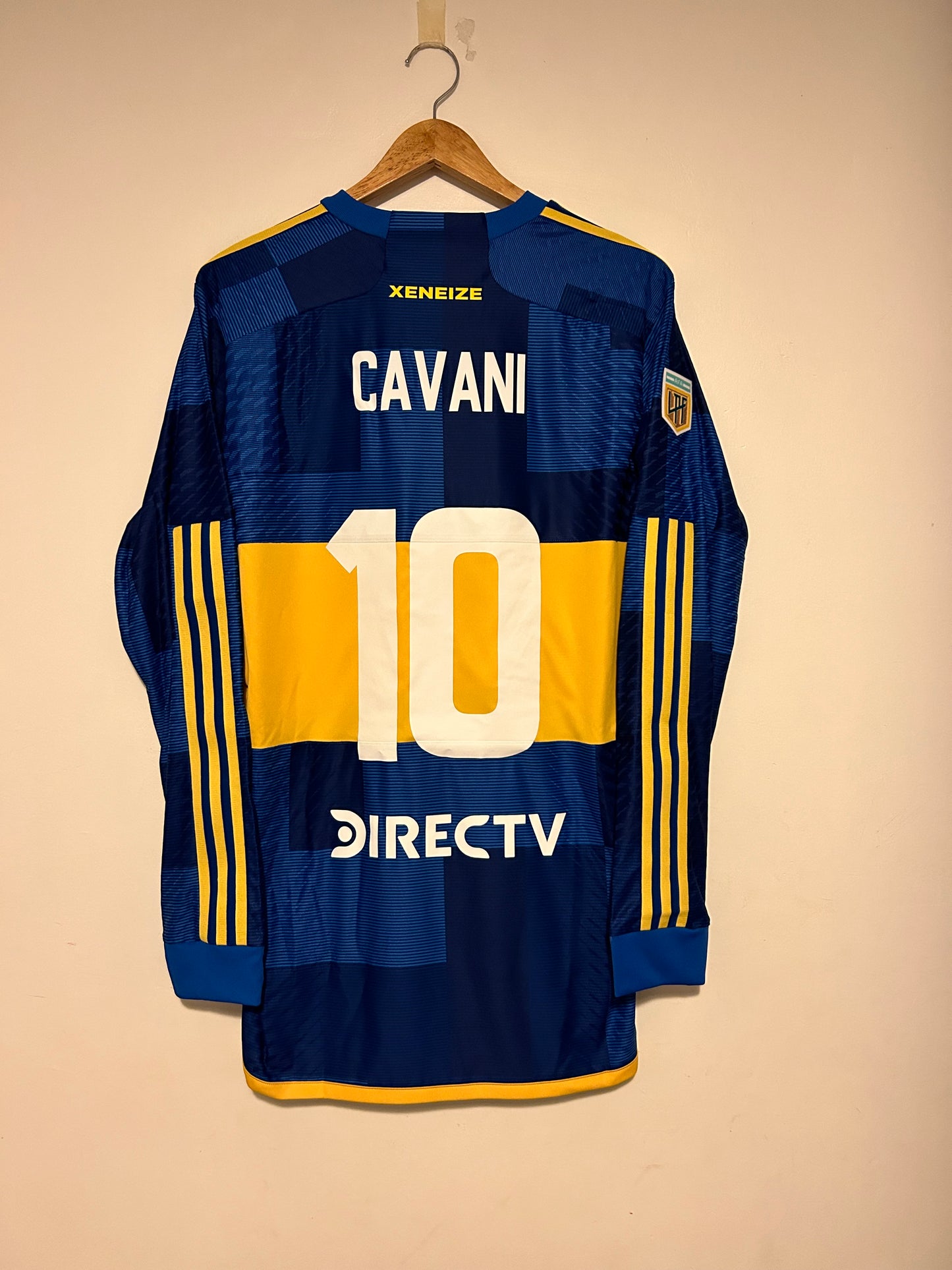 23-24 Cavani Boca Juniors Authentic home Heat.Rdy Jersey Long Sleeve - Adidas Official Product (HY0282)