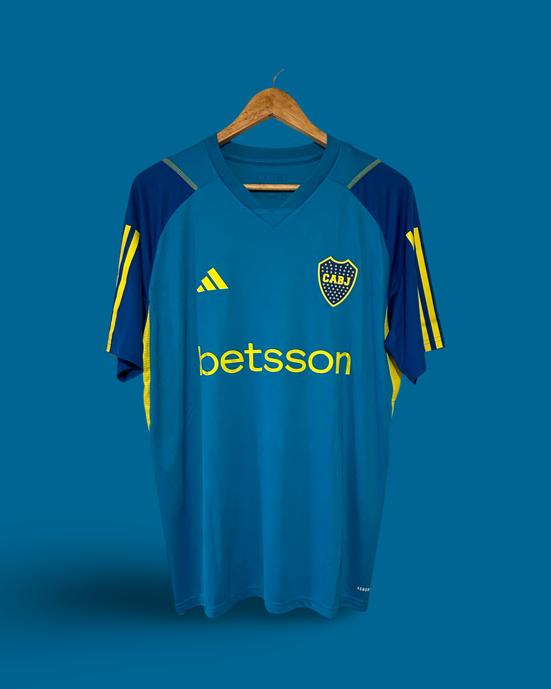 23-24 Boca Juniors Training Shirt - Adidas Official Product (HY0384)