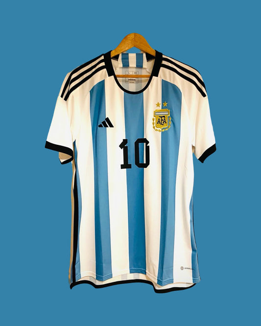 2022 Messi Argentina Home Jersey Aeroready - Adidas Official Product