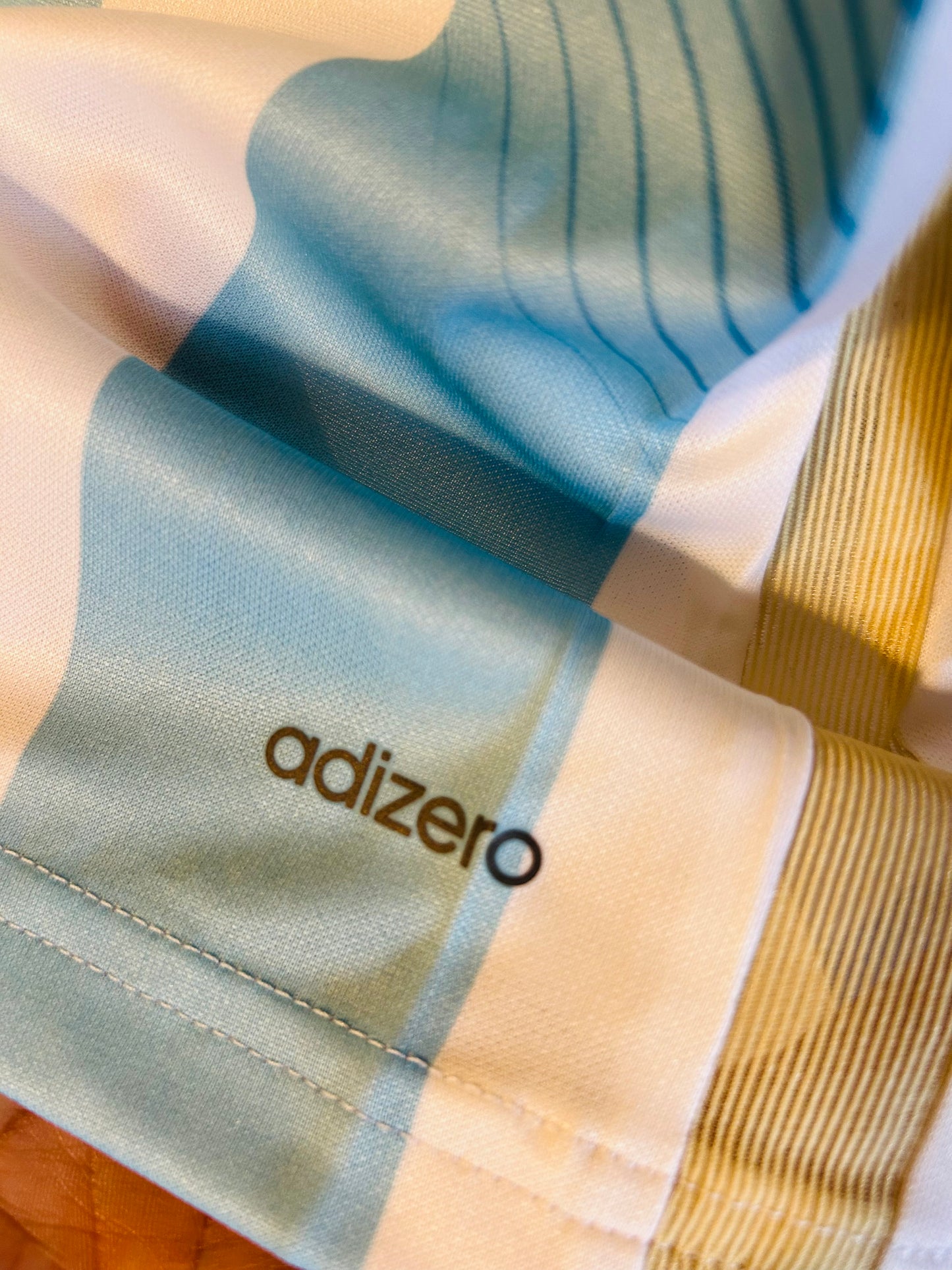 2014 Argentina Adizero Home Jersey - WC Brazil - Adidas Oficial Product (G74720)