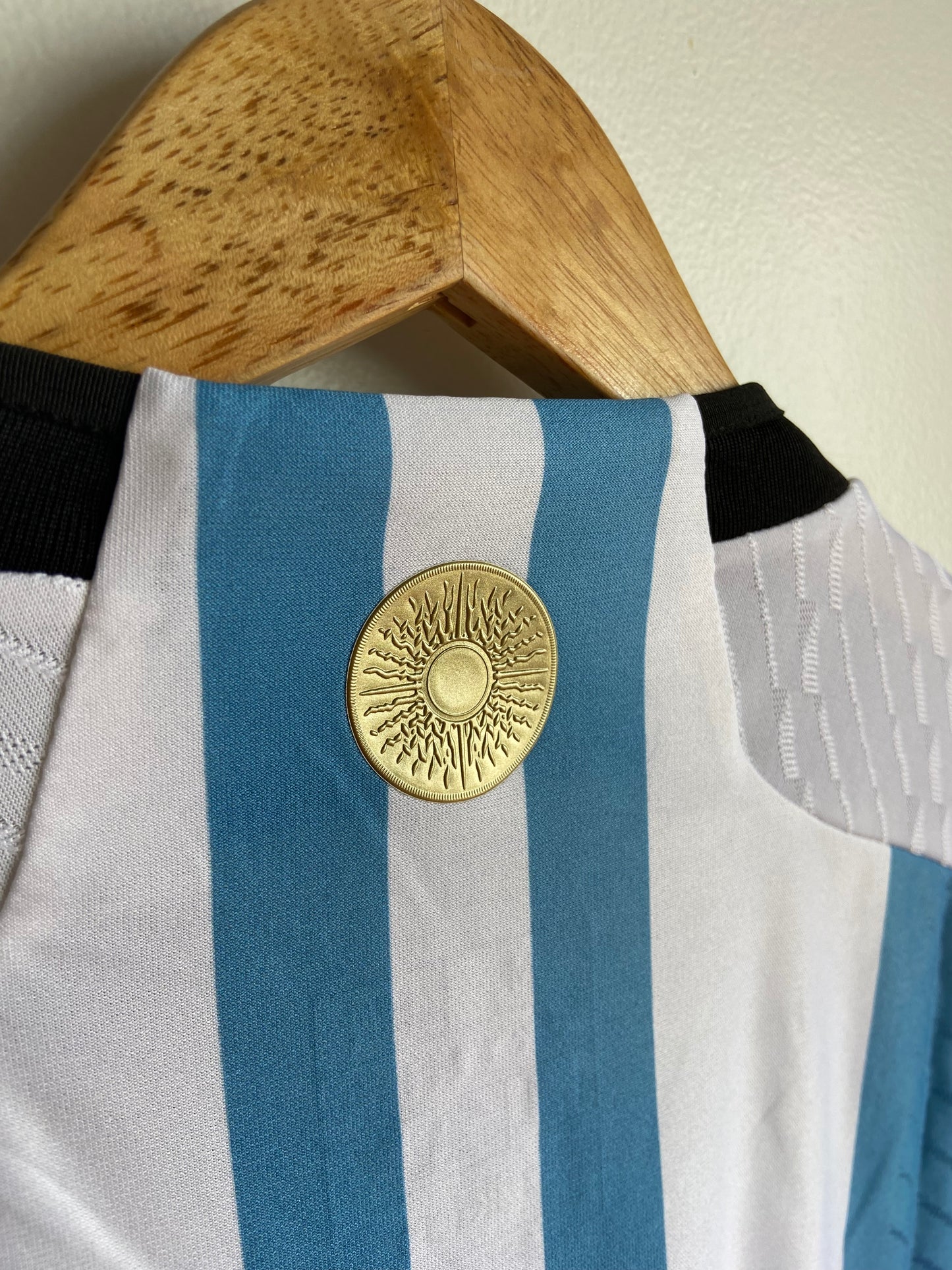 2022 Messi Argentina AUTHENTIC Heat.Rdy Home Jersey 2 STARS - Adidas Official Product (HB9218)