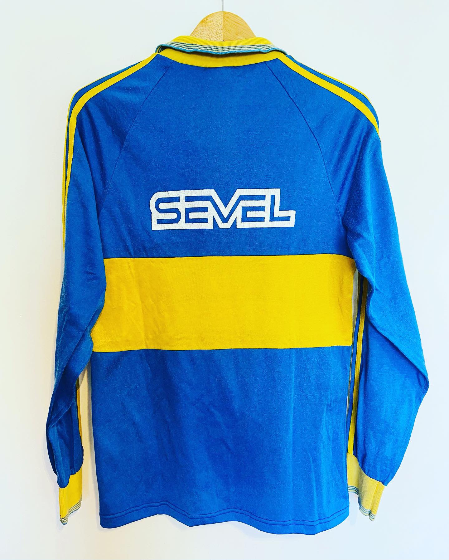 1991 Boca Juniors Home Jersey Long Sleeve - Adidas Original Official Product