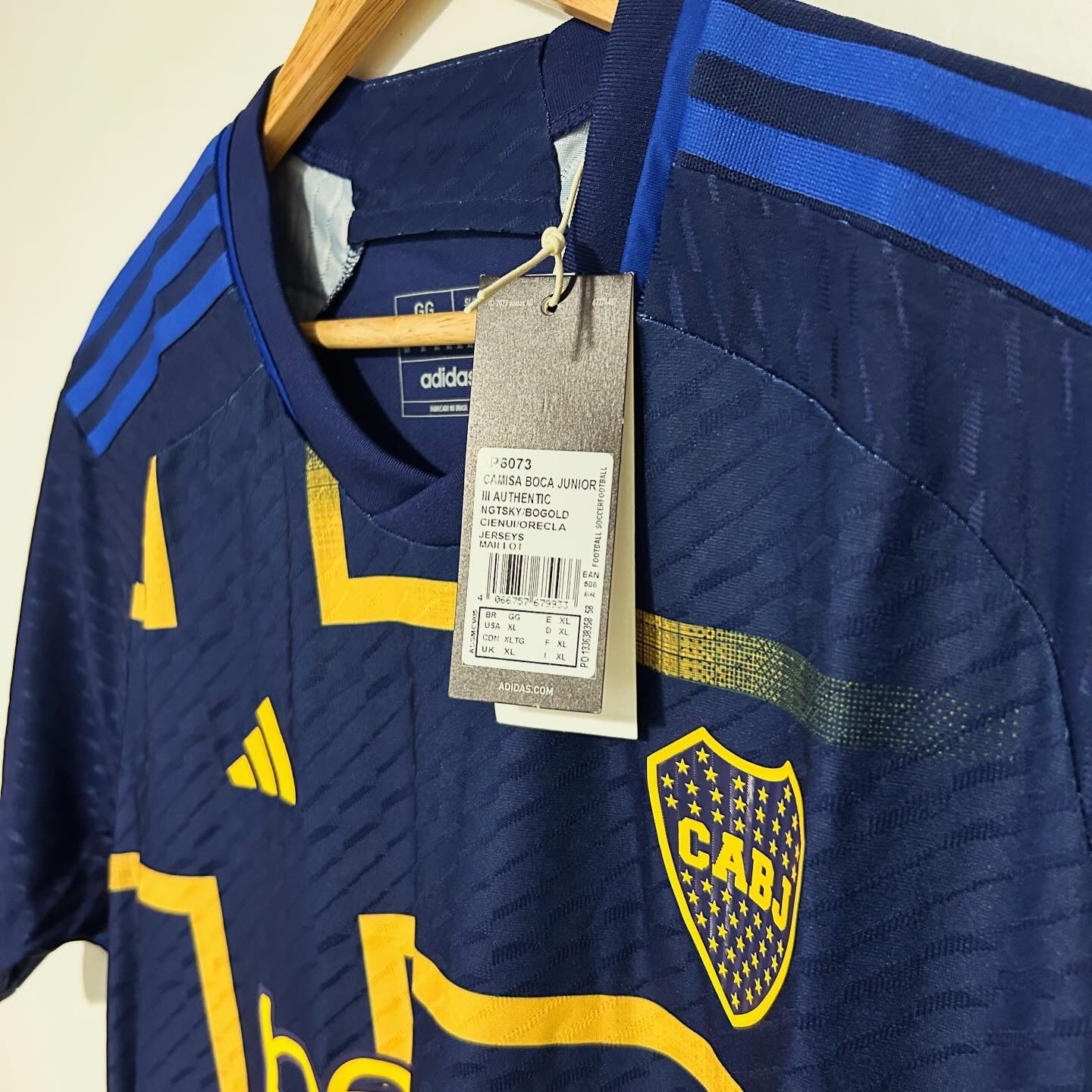 23-24 Boca Juniors Authentic Third Jersey Sweden - Heat.Rdy - Adidas Official Product (IP6073) (SPONSORS CAN BE ADDED)