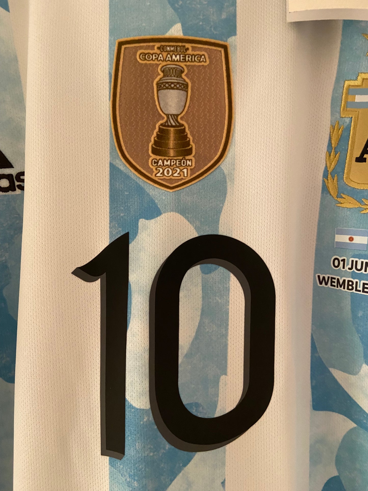 2021 Argentina Home Aeroready jersey Finalissima