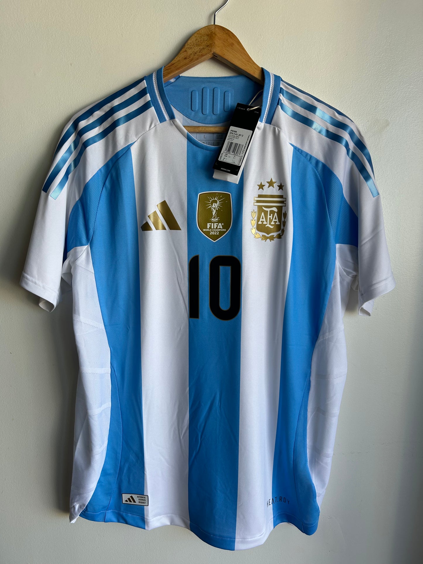 Messi 24-25 Argentina AUTHENTIC Heat.Rdy Home Jersey (IP8388)