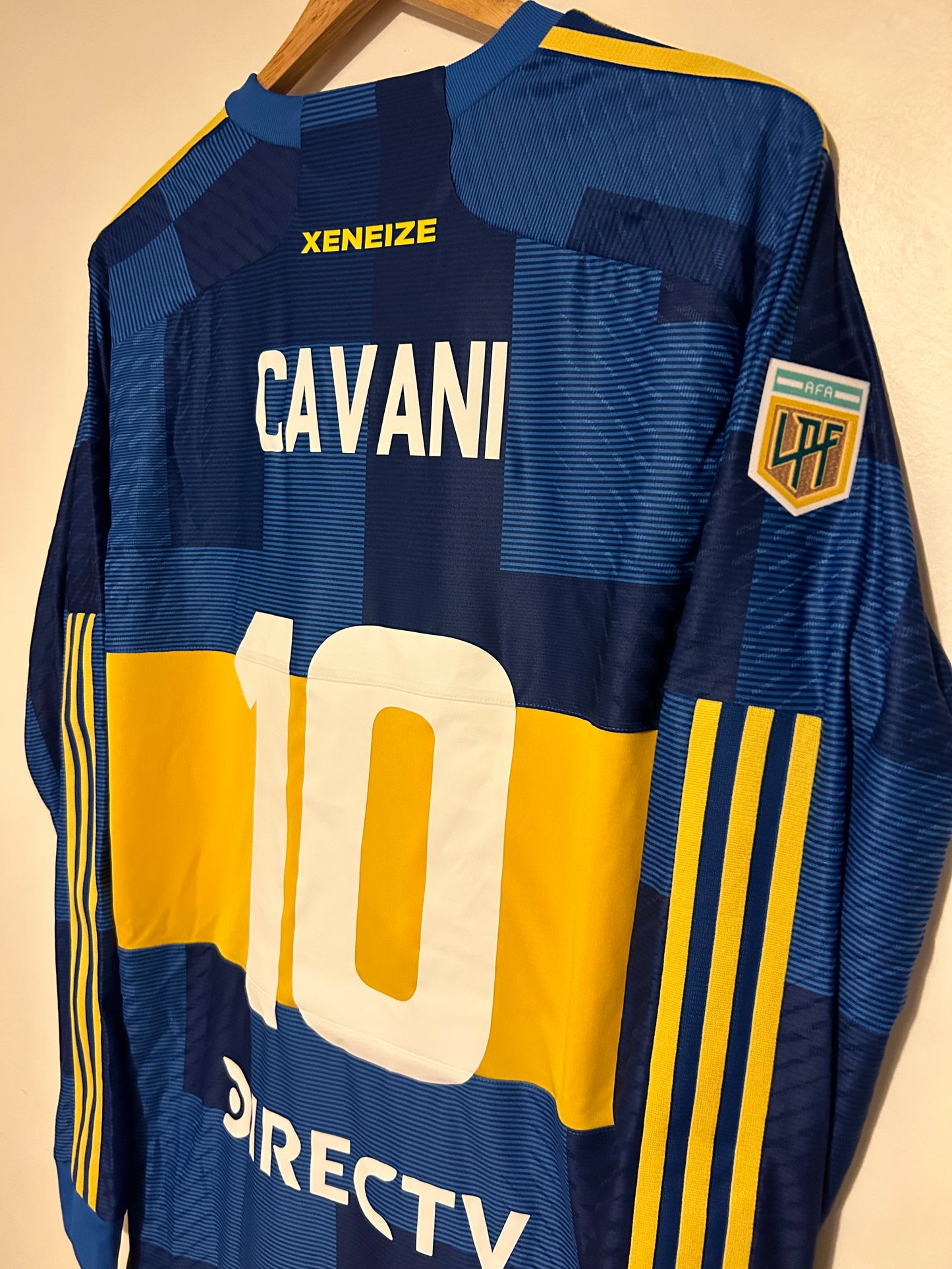 23-24 Cavani Boca Juniors Authentic home Heat.Rdy Jersey Long Sleeve - Adidas Official Product (HY0282)