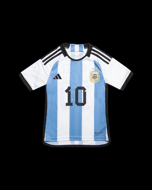 2022 10 Messi Argentina Home Jersey for KIDS (HL8423)