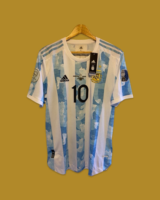 2021 Messi Argentina Home Jersey Copa America Final player issue AUTHENTIC Heat.Rdy (FS6568) Made in Argentinal