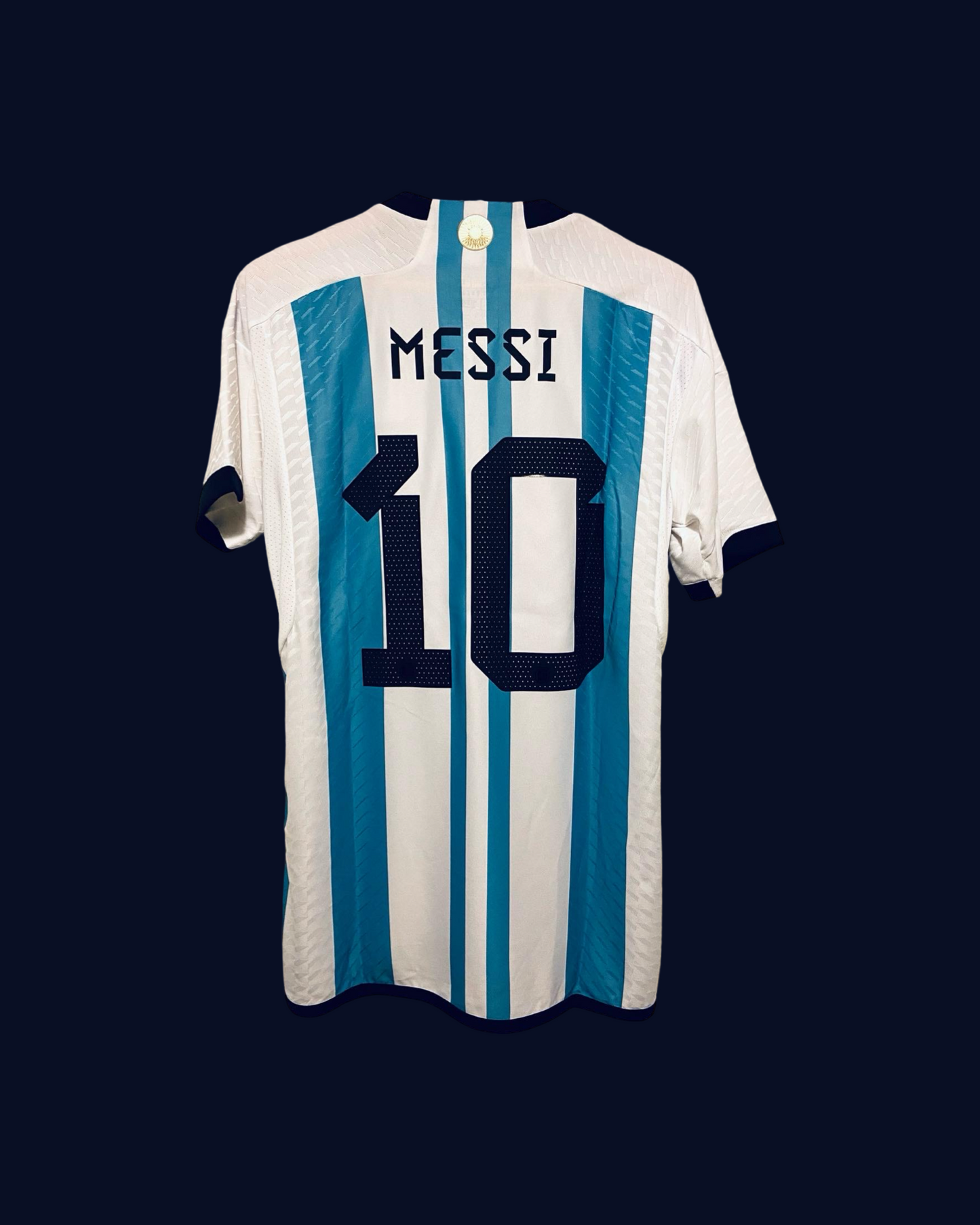 2022 Messi Argentina AUTHENTIC Heat.Rdy Home Jersey 2 STARS - Adidas Official Product (HB9218)