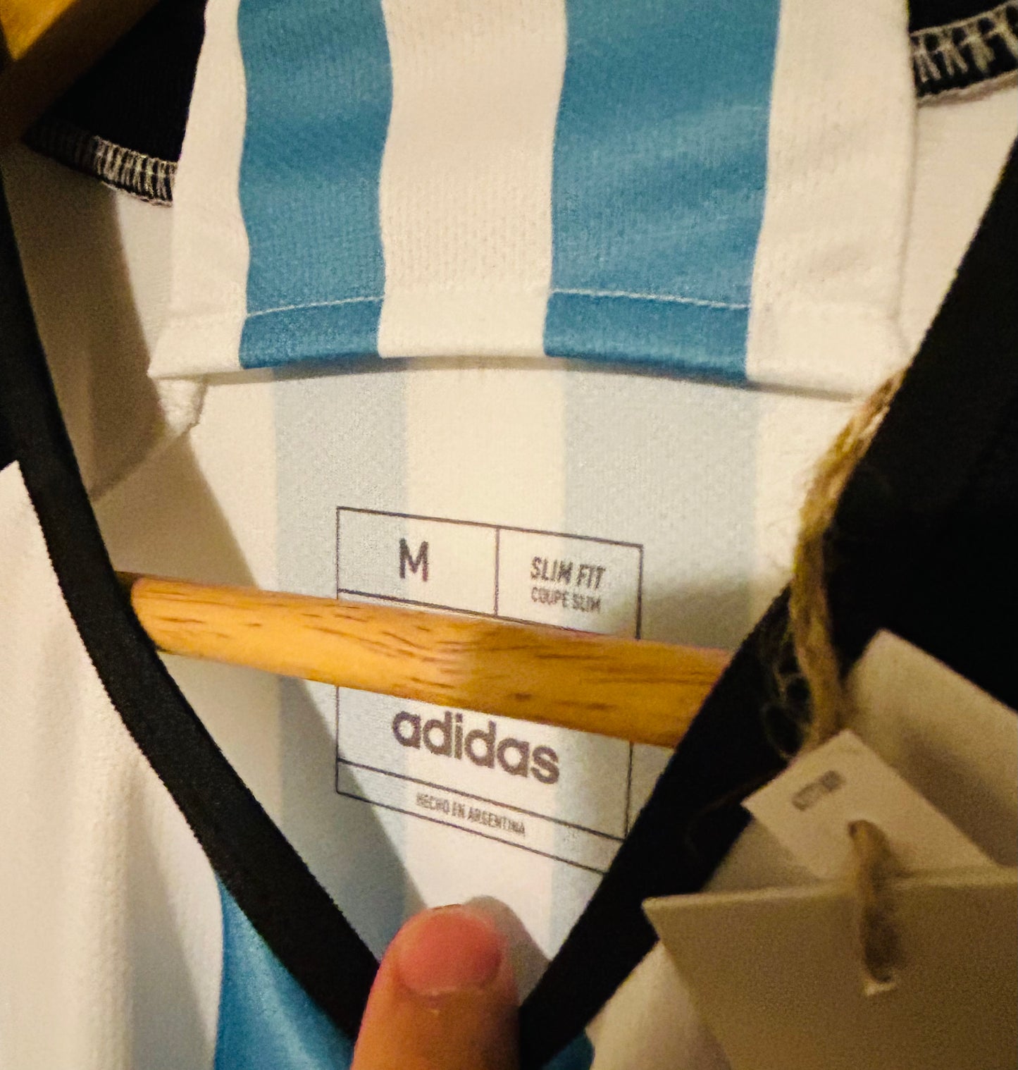 2022 Messi WC Final Argentina Jersey 2 STARS Aeroready - Adidas Official Product (HB9215)