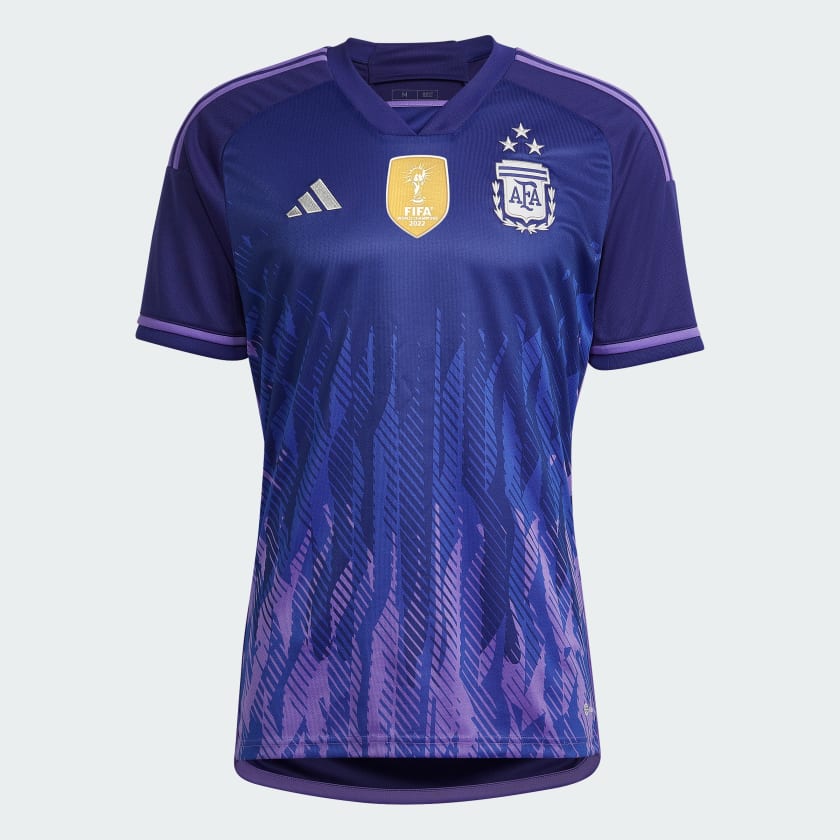 2023 Argentina Away Jersey 3 STARS Aeroready - Adidas Official Product (GC4403)