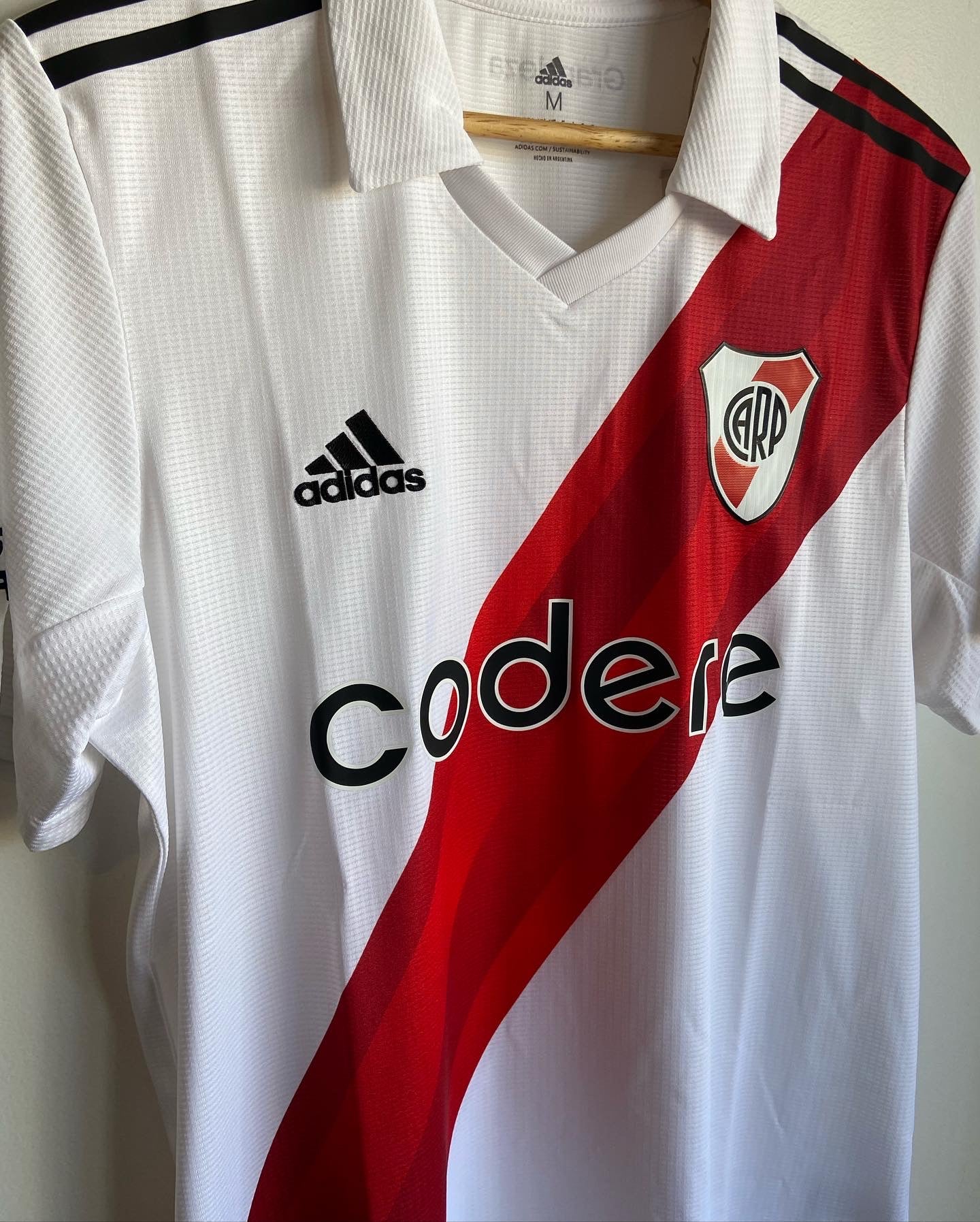 22-23 River Plate Home Jersey Authentic Heat.Rdy (GB7591)