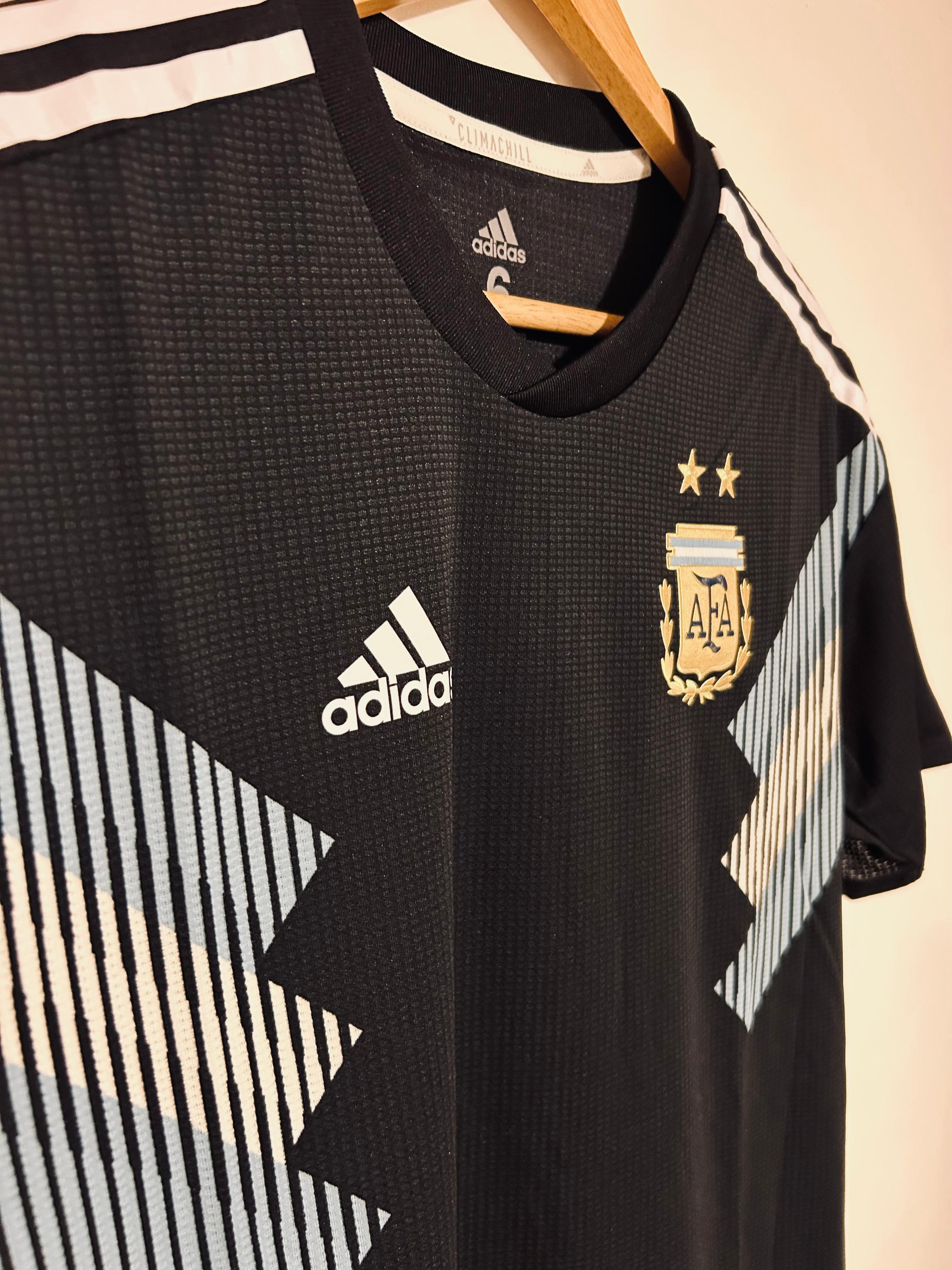 2018 Argentina Climachill Away Jersey Numbered Size Adidas Officia The Aguante Sports