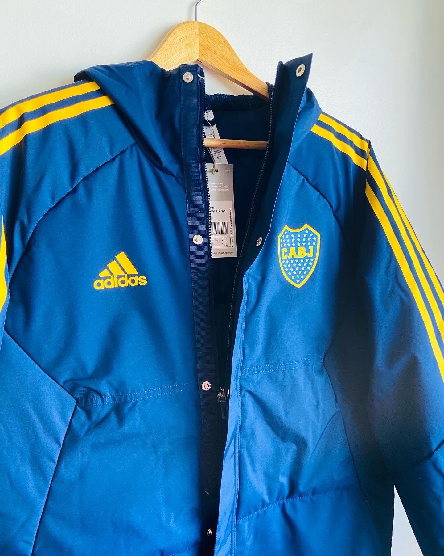 22-23 Boca Juniors Parka Stadium Jacket - Condivo 22 - Adidas Official Product (HC0988)