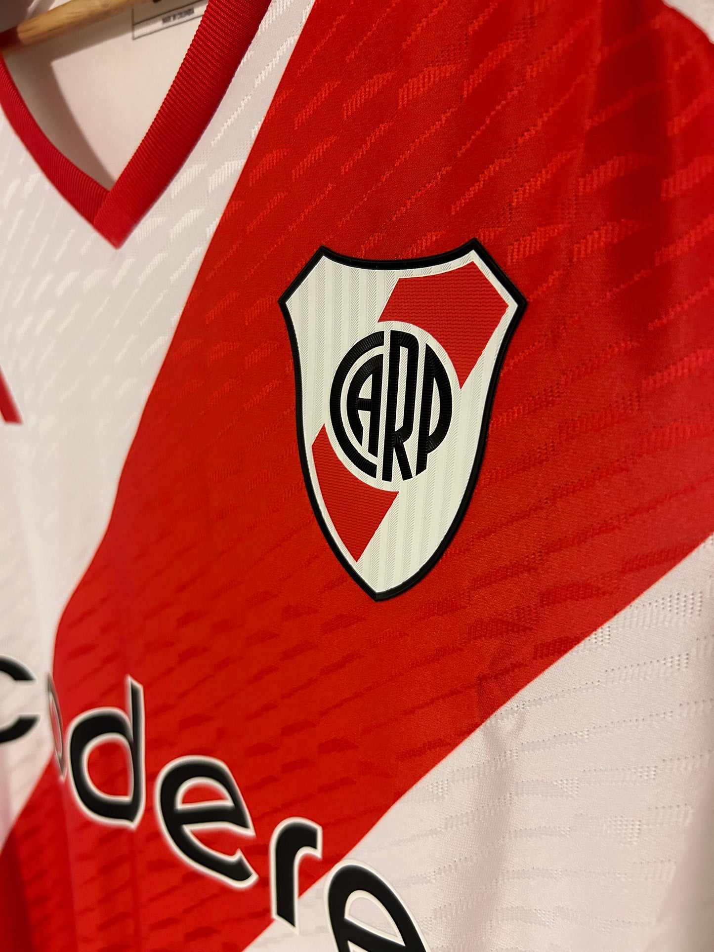 23-24 River Plate Home Jersey Authentic Heat.Rdy Long Sleeve (HY3210)