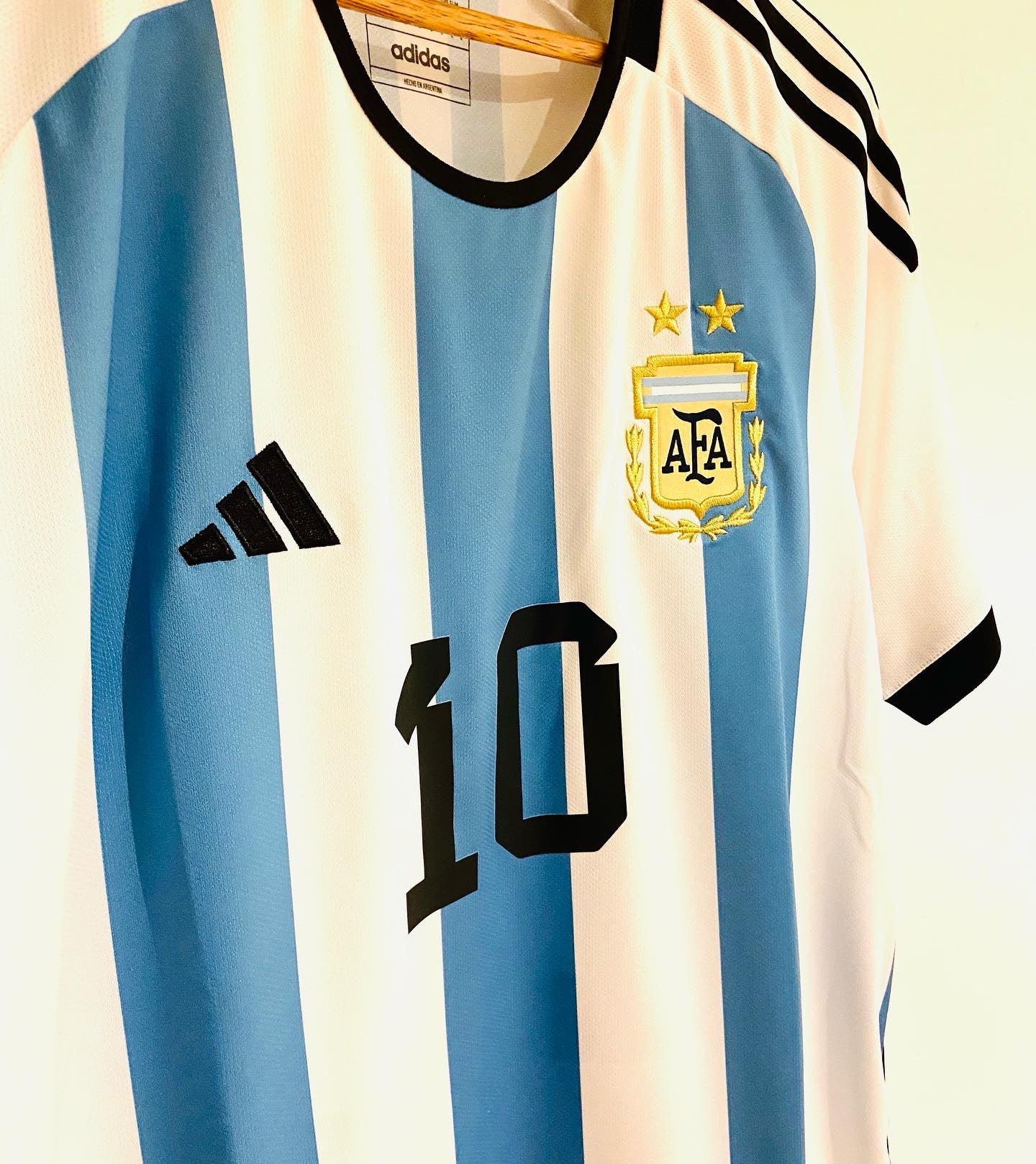 2022 Messi Argentina Home Jersey Aeroready - Adidas Official Product