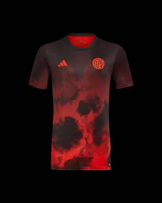 2023 River Plate Pre-Match Jersey - Adidas Official Product (HY0448)