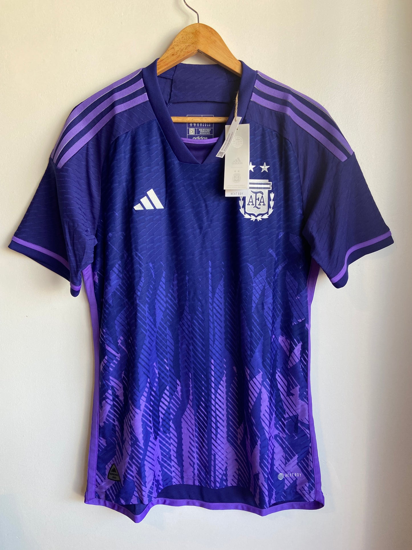 2022 Argentina Home Jersey Authentic 2 Stars - Adidas Official Product (HB9214)