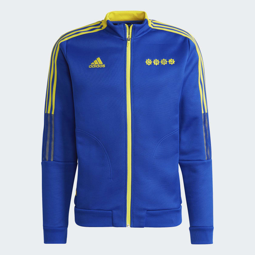 21-22 Boca Juniors Anthem Jacket - Adidas Official Product (GU9588)