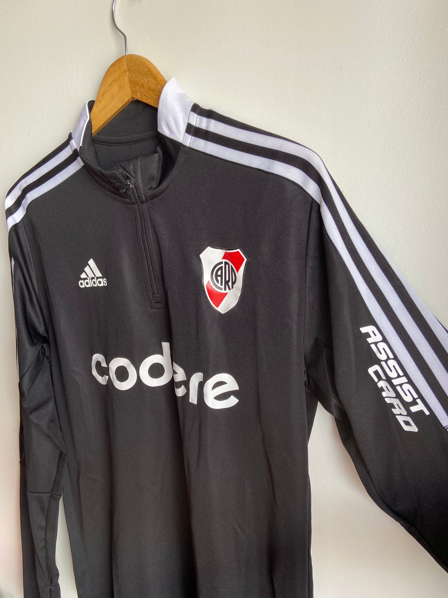 21-22 River Plate Black Training Top Prop / player issue