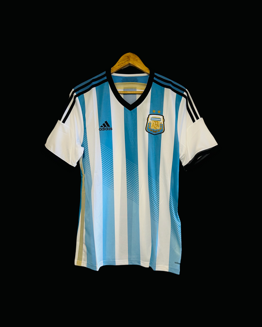 2014 Argentina Adizero Home Jersey - WC Brazil - Adidas Oficial Product (G74720)