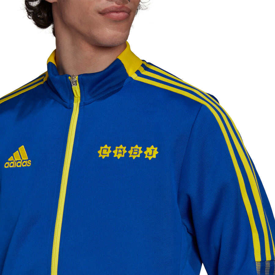 21-22 Boca Juniors Anthem Jacket - Adidas Official Product (GU9588)