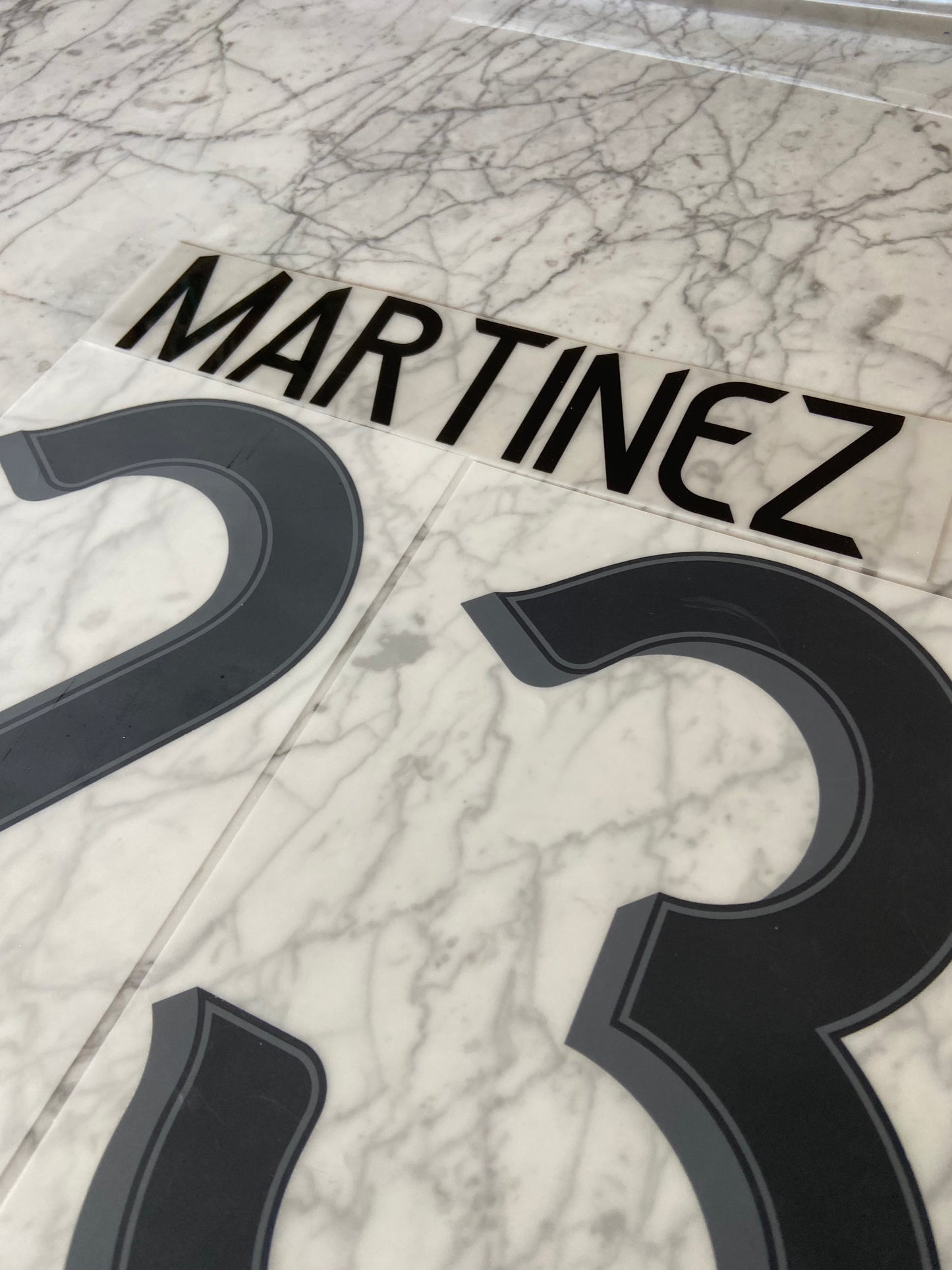 20-21 DIBU MARTÍNEZ Argentina Official black Nameset (Away/Home)