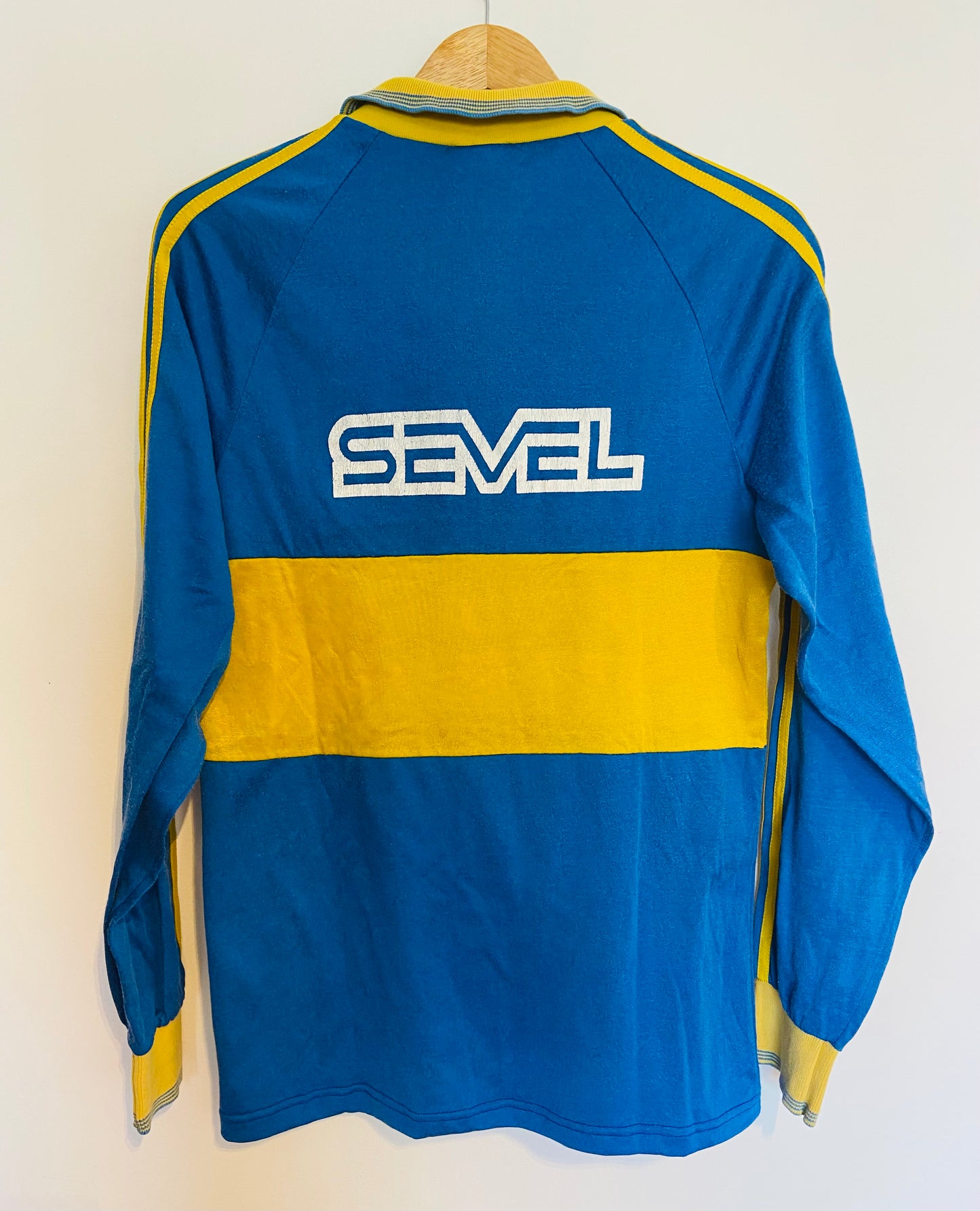 1991 Boca Juniors Home Jersey Long Sleeve - Adidas Original Official Product