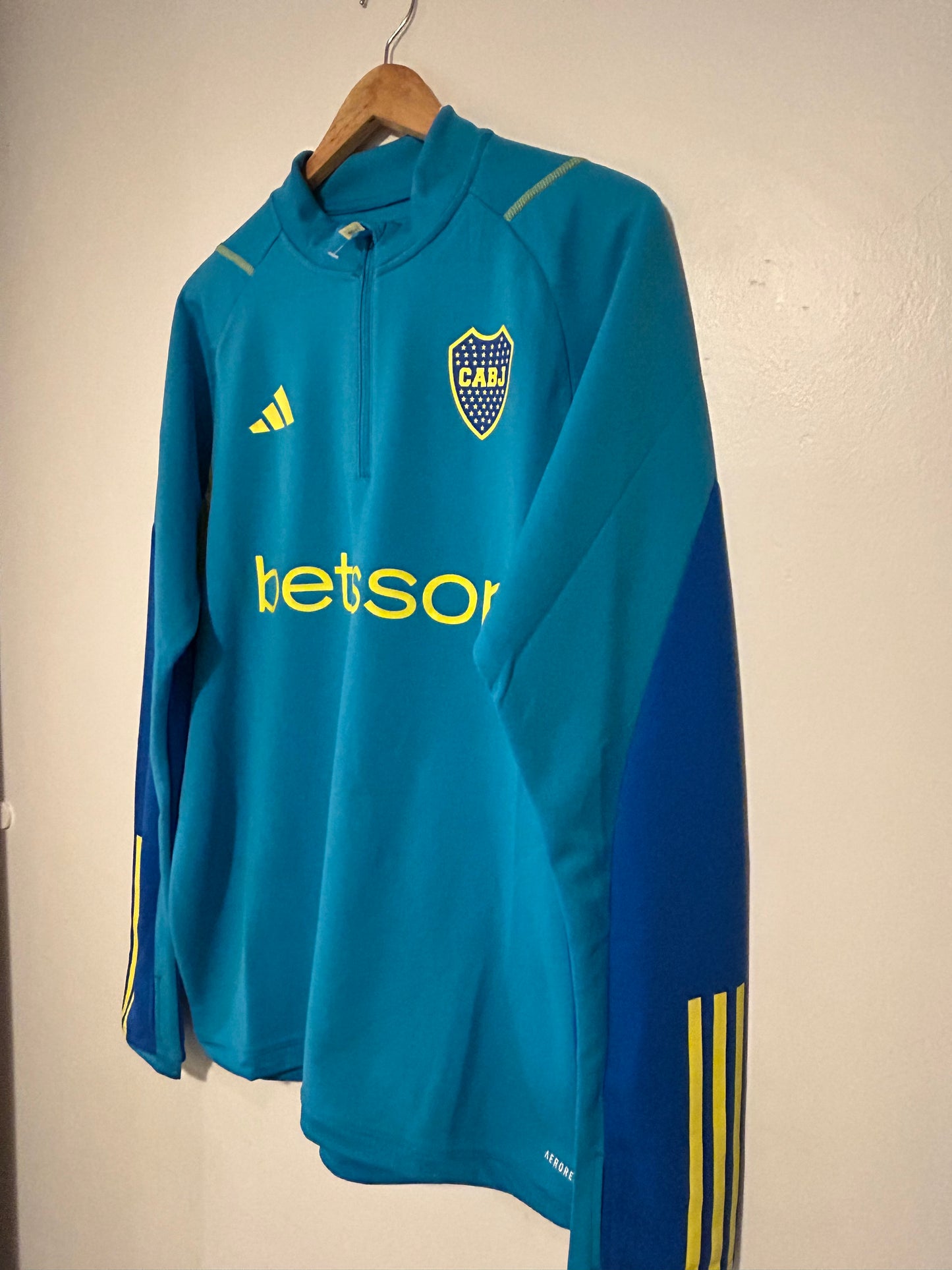 23-24 Boca Juniors Training Top - Adidas Official Product (HY0403)