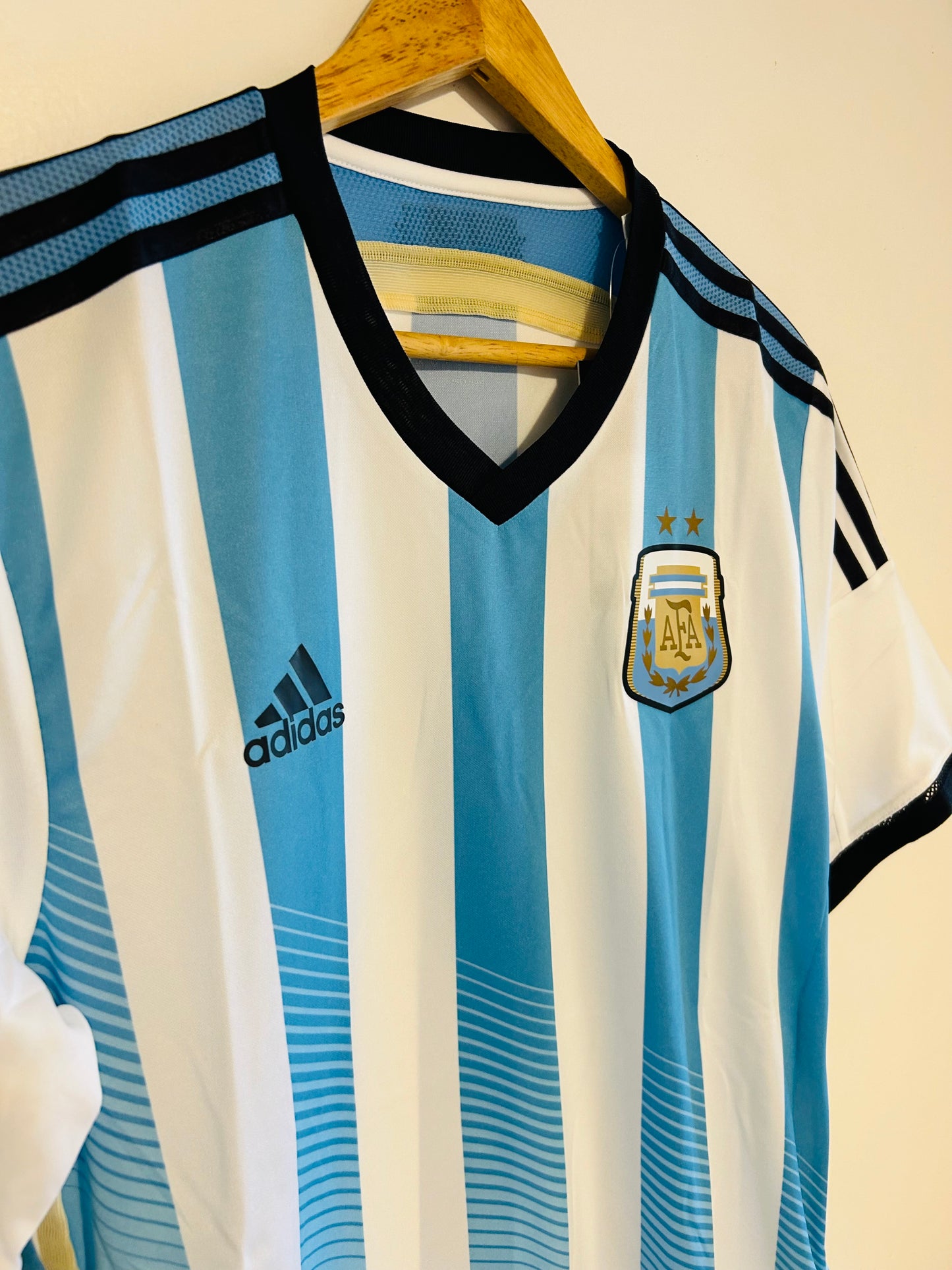 2014 Argentina Adizero Home Jersey - WC Brazil - Adidas Oficial Product (G74720)