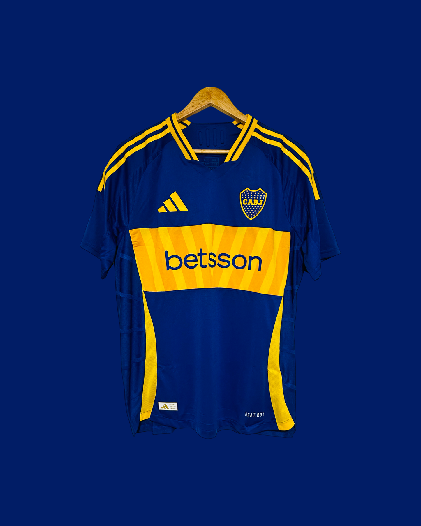 24-25 Boca Juniors Authentic Heat.Rdy home Jersey - Adidas Official Product (IU1243)