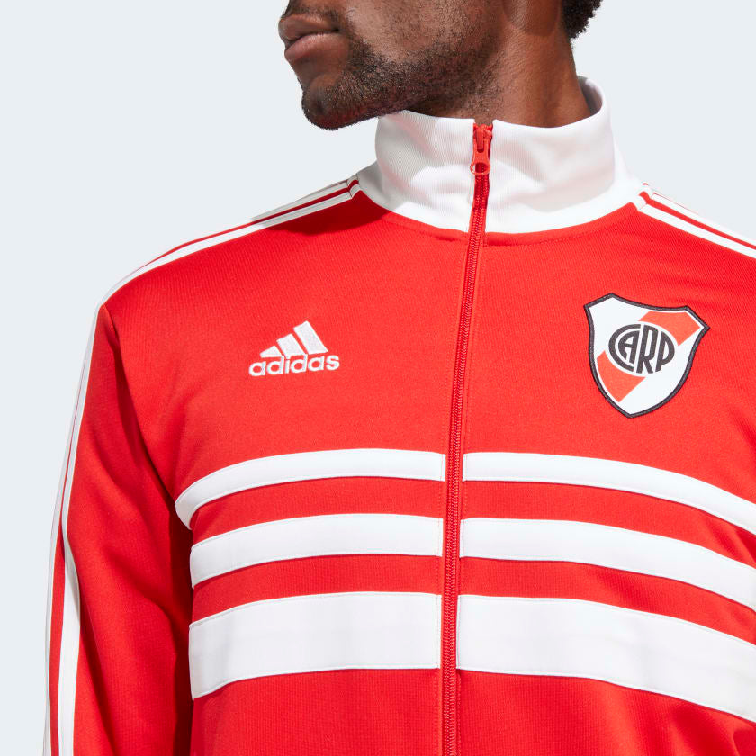 2023 River Plate 3S Jacket - Adidas Official Product (HT9871)