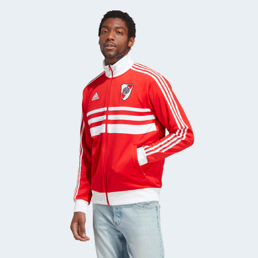 2023 River Plate 3S Jacket - Adidas Official Product (HT9871)