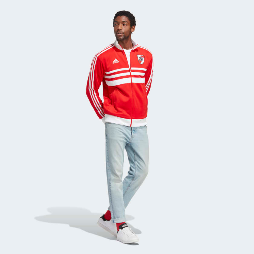 2023 River Plate 3S Jacket - Adidas Official Product (HT9871)