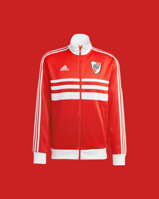 2023 River Plate 3S Jacket - Adidas Official Product (HT9871)