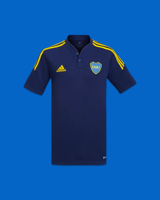 22-23 Boca Juniors Training Polo - Adidas Official Product (HC0996)