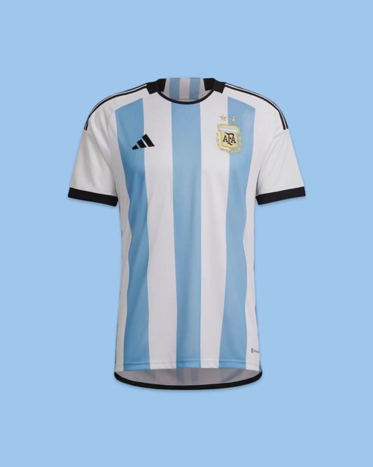 2022 Argentina Home Jersey Aeroready 2 STARS - Adidas Official Product (HB9215)