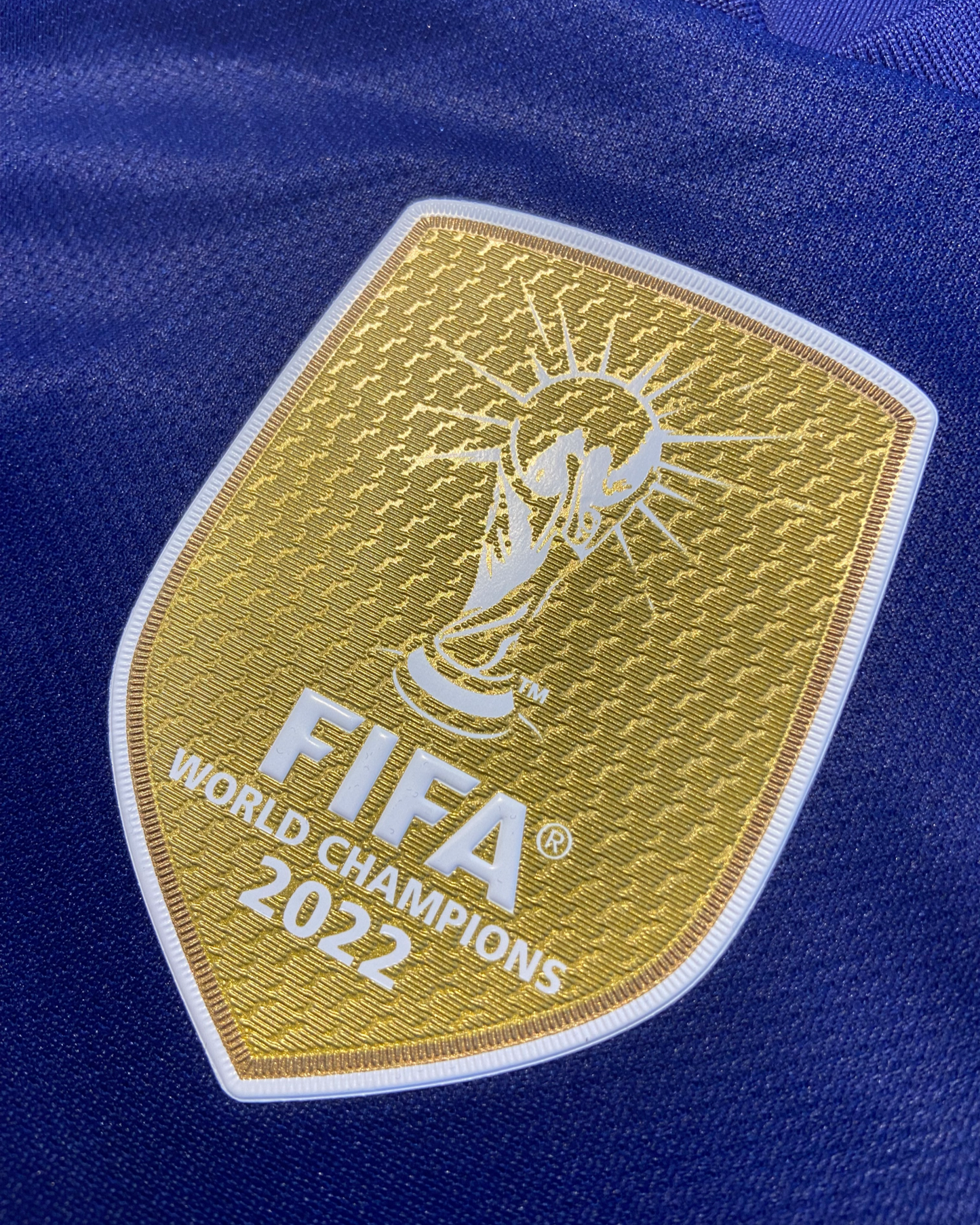 2022 Qatar World Cup Champions Patch - Official Product