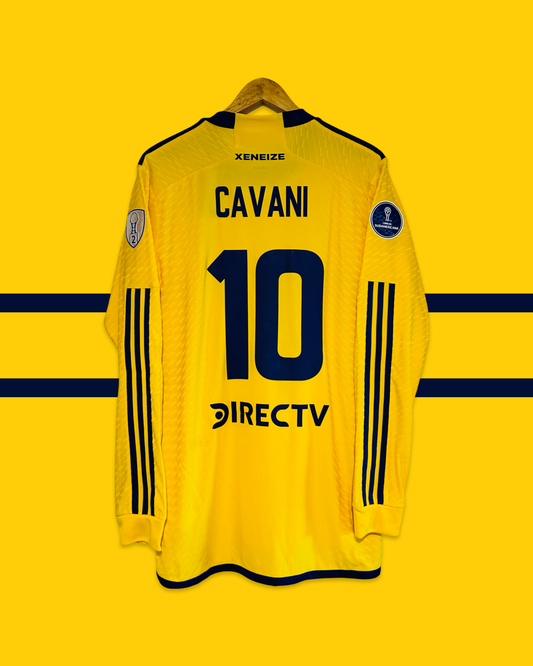 23-24 Boca Juniors Away Jersey Authentic Heat.Rdy Long sleeve - Cavani Sudamericana Cup - Adidas Official Product (HY0283)