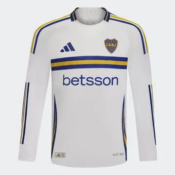 24-25 Boca Juniors Away HEAT.RDY Long Sleeve Jersey Adidas Official IS7460