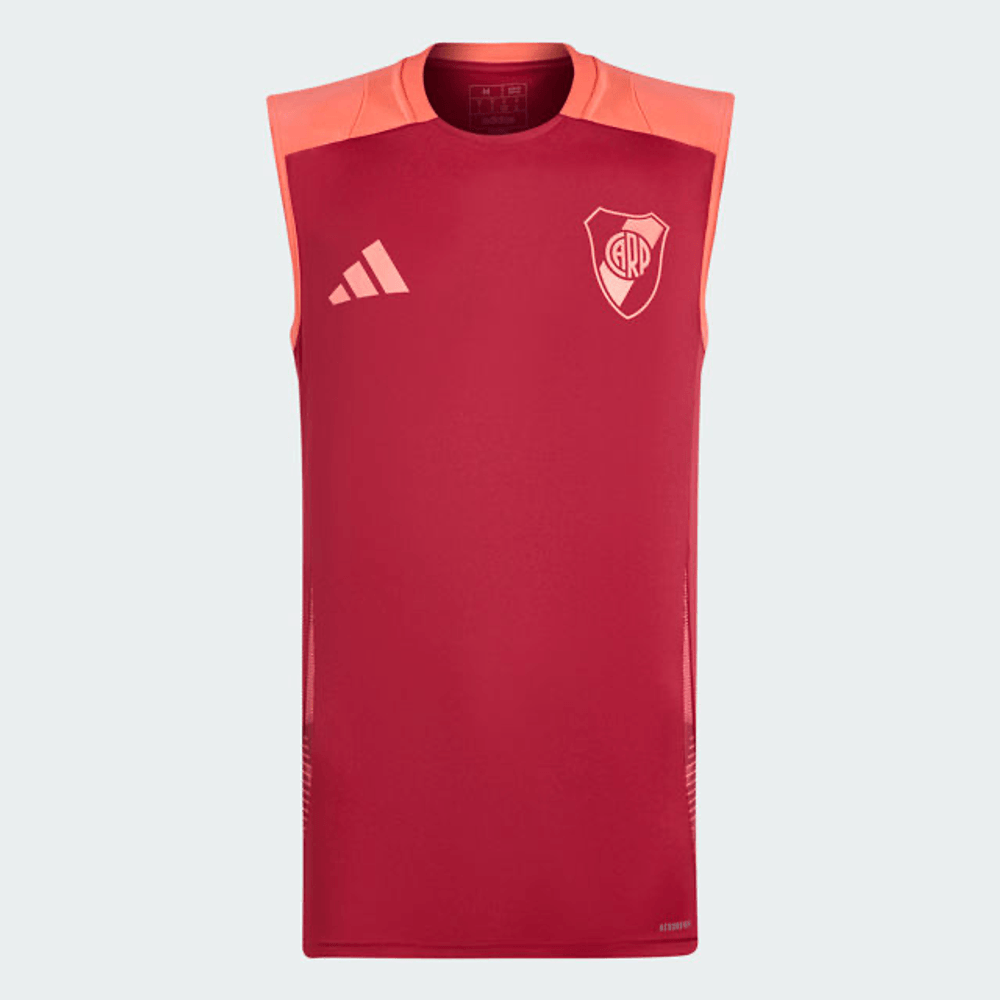 24-25 River Plate Sleeveless Home Shirt Adidas Official JC9398