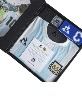 Argentina 1986 special Maradona Tribute black Case - Official Le Coq Sportif (Collection Issue)