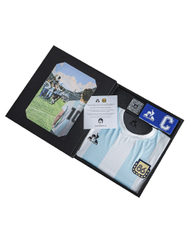 Argentina 1986 special Maradona Tribute black Case - Official Le Coq Sportif (Collection Issue)