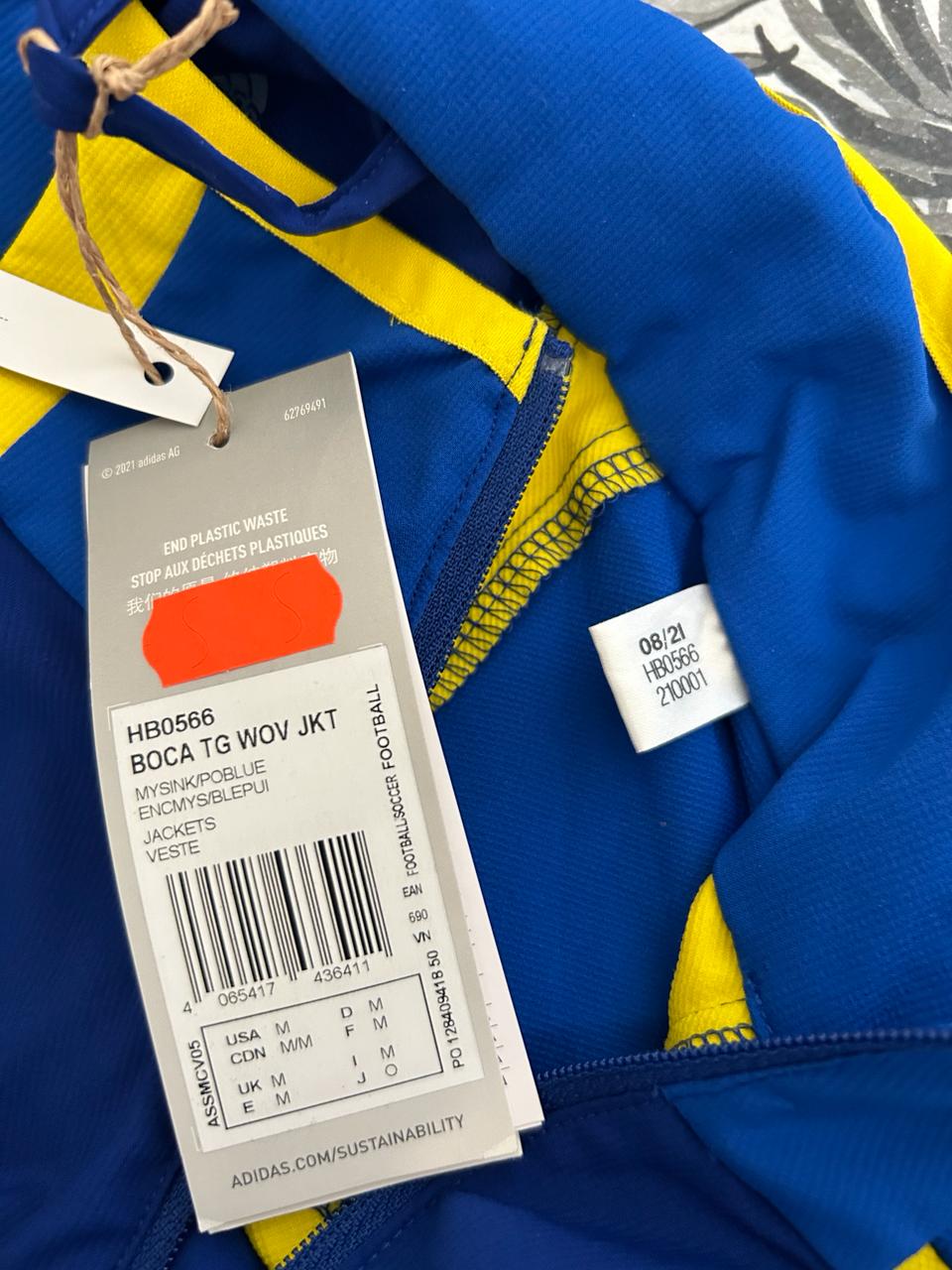 2022 Boca Juniors Teamgeist Tracksuit - Adidas Official Reissue