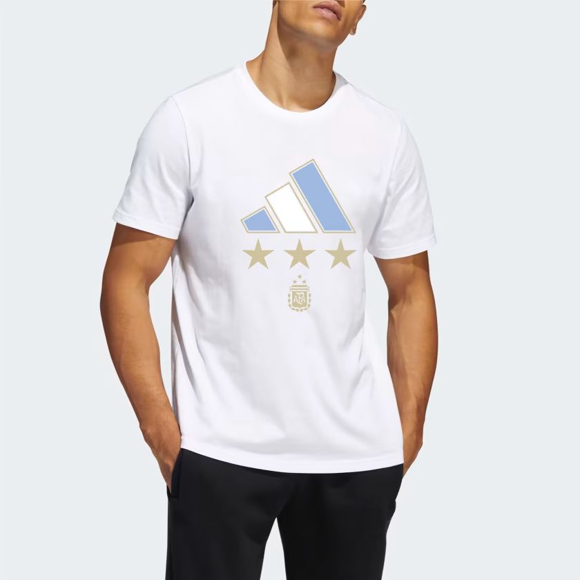 2022 Argentina World Cup White Champion Celebration Tee