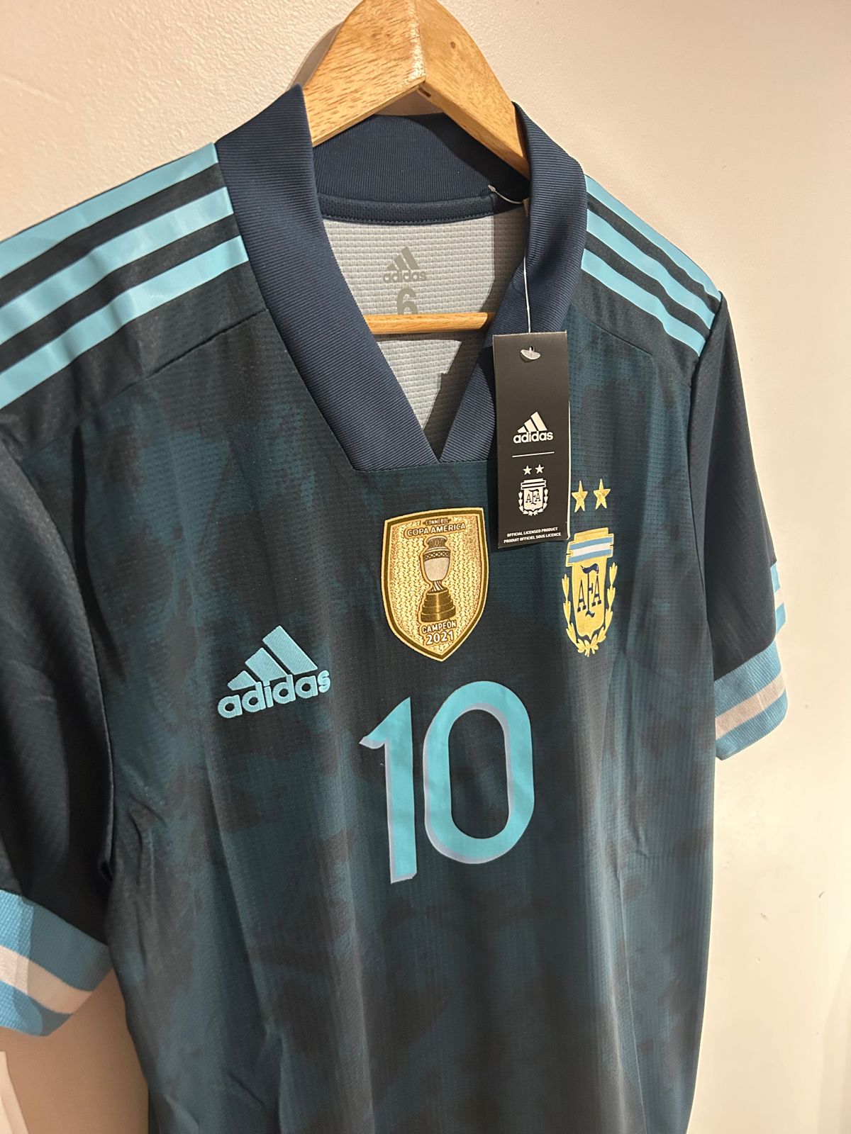 20-21 Argentina Away AUTHENTIC Heat.Rdy Jersey (Numbered Size)